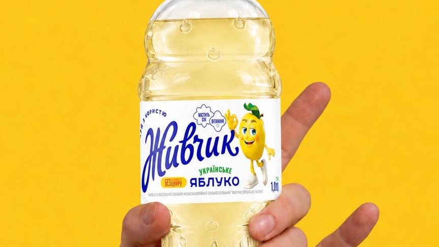 Нова упаковка «Живчика» із російським шрифтом Нова упаковка «Живчика» із російським шрифтом