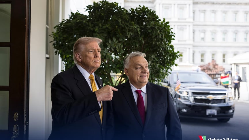 Президент США Дональд Трамп та прем'єр-міністр Угорщини Віктор Орбан