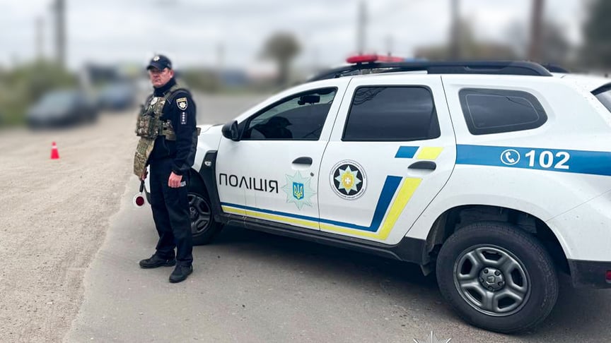 Поліціянт на місці вибуху