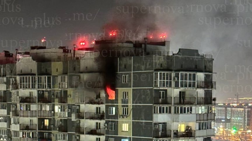 Пошкоджена багатоповерхівка у Краснодарі