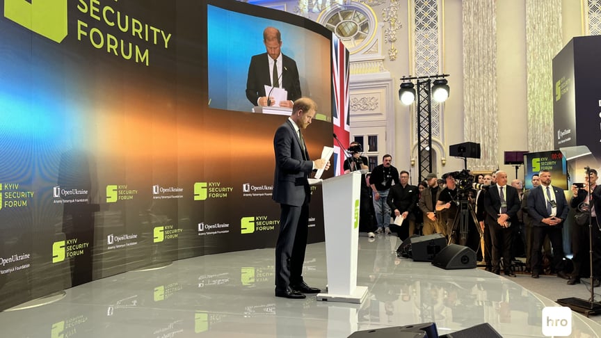 Гаррі, герцог Сассекський, на «Київському Безпековому Форумі», Київ, 23 квітня 2026 року