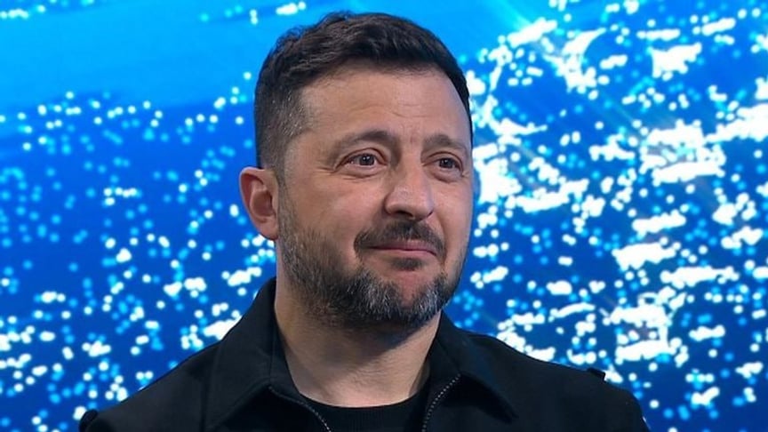 Президент України Володимир Зеленський під час інтерв'ю Sky News