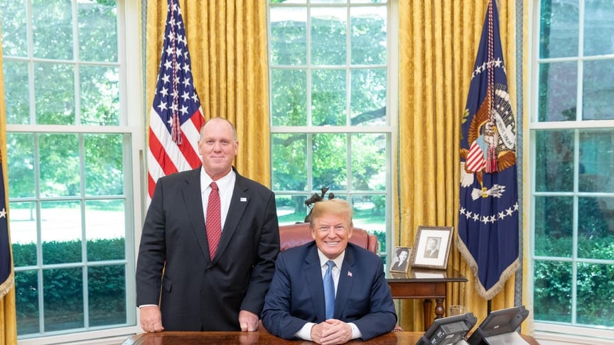 «Прикордонний цар» Том Гоман із президентом Дональдом Трампом «Прикордонний цар» Том Гоман із президентом Дональдом Трампом