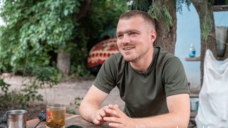 Герой Украины, танкист Дмитрий Дозирчий