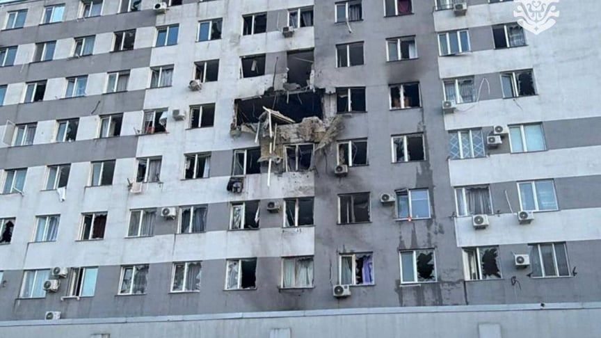 Удар рф по багатоповерхівці в Одесі, 15 квітня 2026 року Удар рф по багатоповерхівці в Одесі, 15 квітня 2026 року