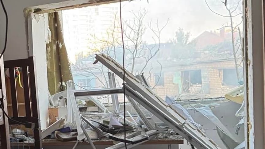 Разрушенная квартира Тараса Тополи