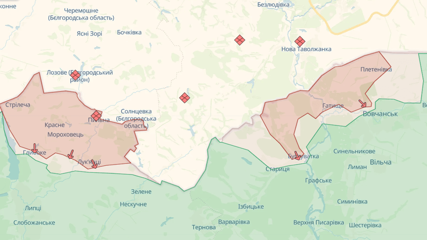 Ситуация на севере Харьковской области