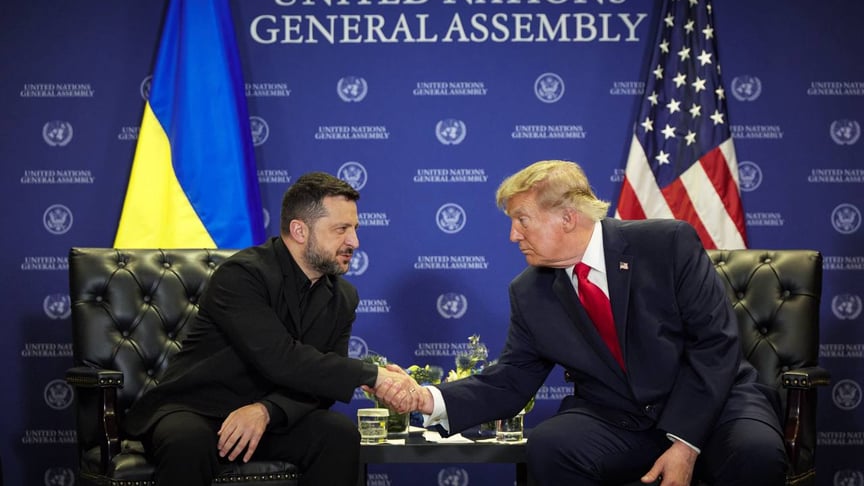 Президент України Володимир Зеленський і президент США Дональд Трамп