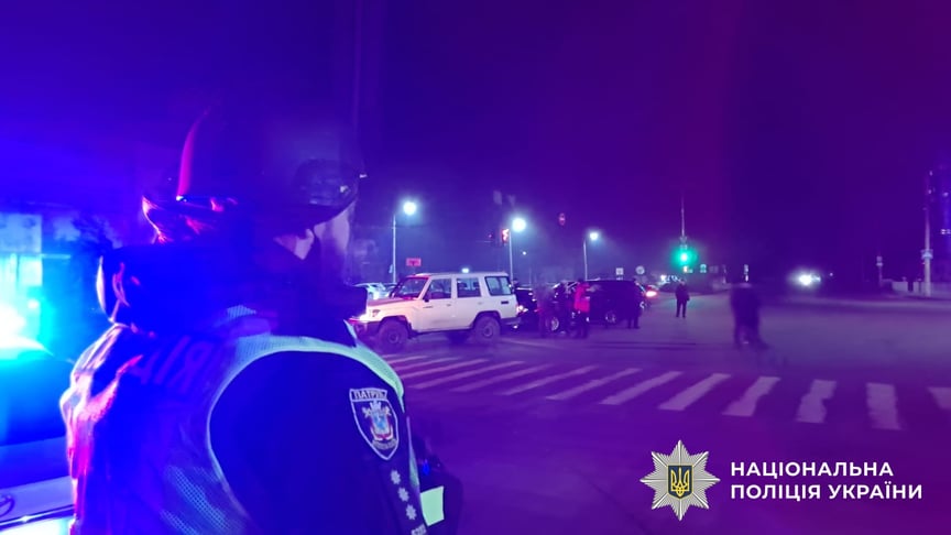 Місце вибуху в Миколаєві