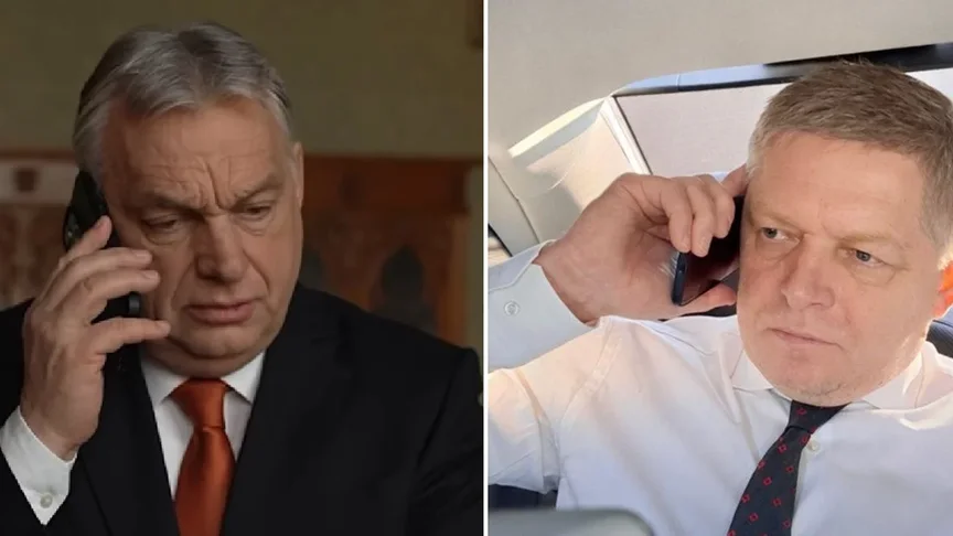 Прем'єр Угорщини Віктор Орбан та прем'єр Словаччини Роберт Фіцо