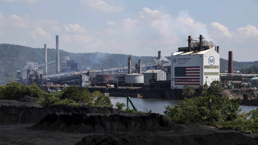 Коксовий завод компанії U.S. Steel у Клертоні, штат Пенсільванія, після вибуху 11 серпня 2025 року