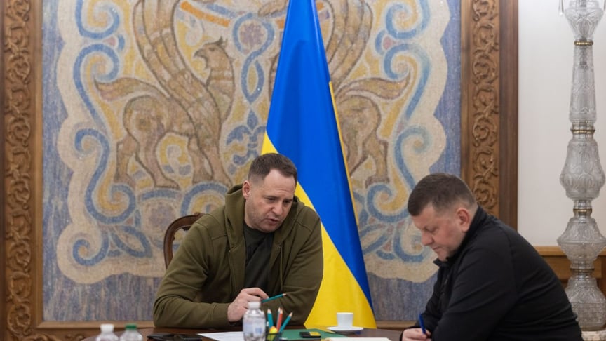 Ілюстративне фото. Андрій Єрмак і Валерій Залужний