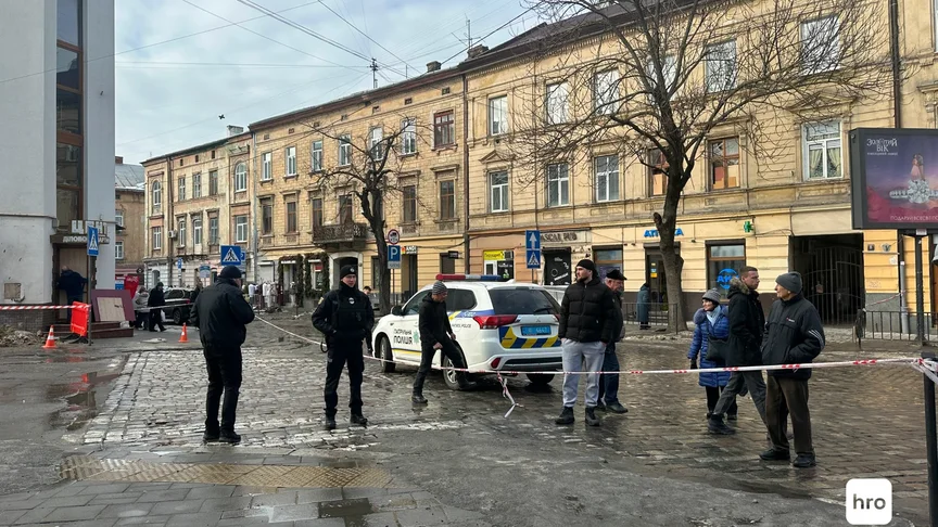 Місце теракту у Львові Місце теракту у Львові