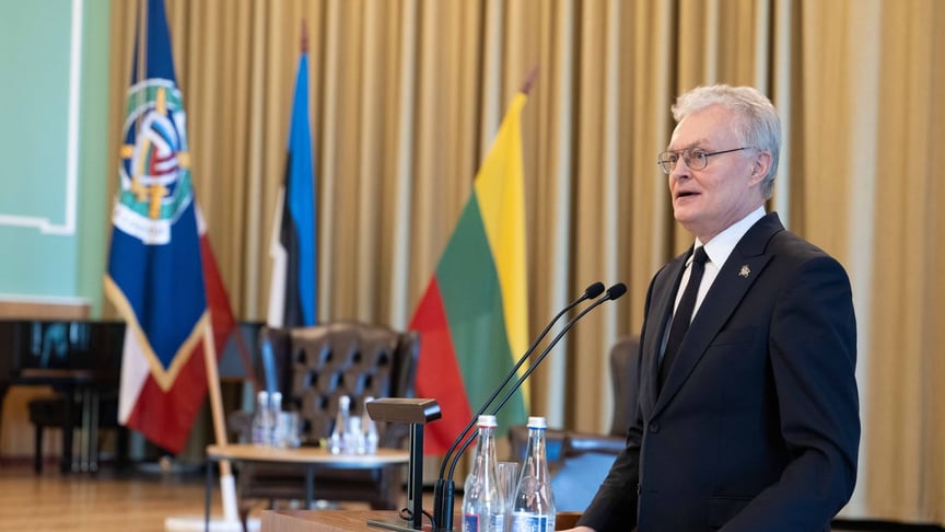Президент Литви Гітанас Науседа