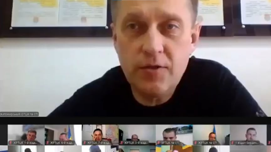 Злите відео наради посадовців ТЦК Житомирщини Злите відео наради посадовців ТЦК Житомирщини