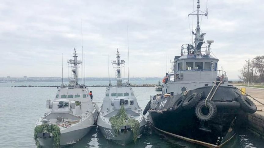 Russia Returns Three Captured Ukrainian Ships