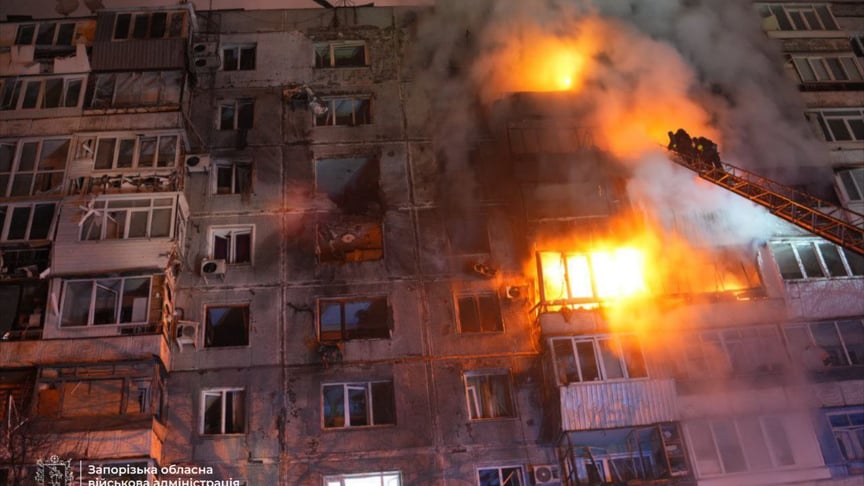 Наслідки атаки на Запоріжжя