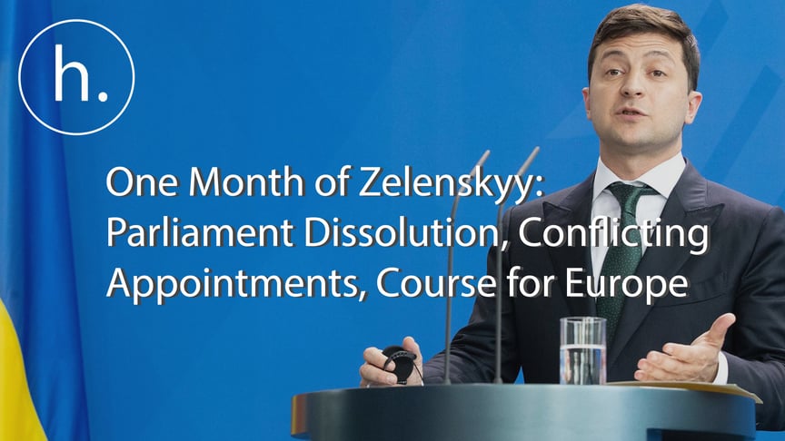 President of Ukraine Volodymyr Zelenskyy at a press conference in Berlin, Germany on June 18, 2019.