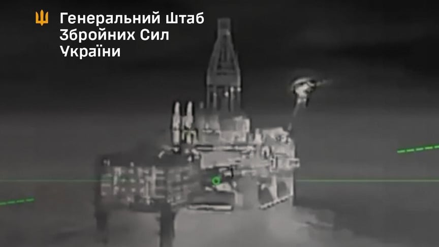 Сили оборони уразили бурові установки російського «Лукойлу» в Каспійському морі