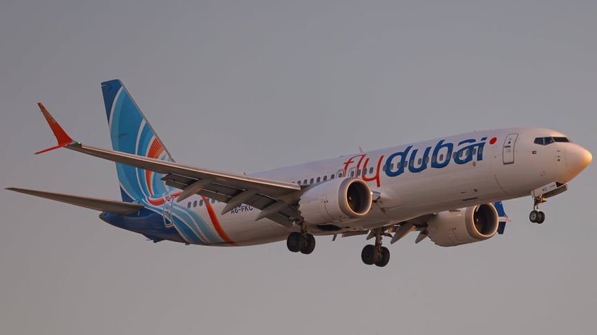 Ілюстративне фото. Літак flydubai Ілюстративне фото. Літак flydubai