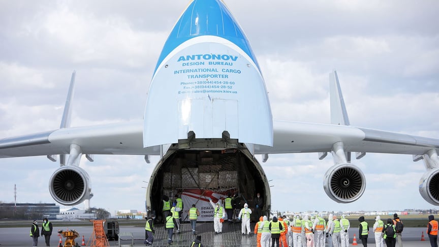 Not All Heroes Wear Capes, Some Have Wings: Ukraine's Mriya Plane Delivers Coronavirus Aid