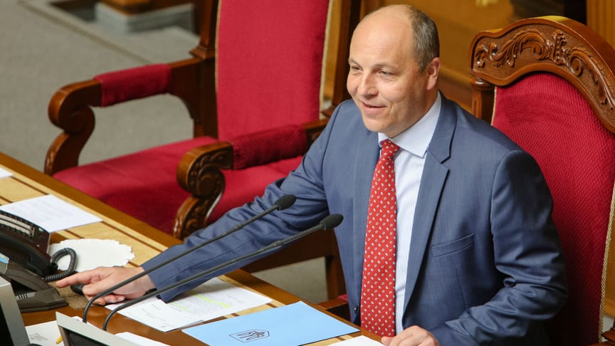 Андрій Парубій у залі Верховної Ради, 2018 рік