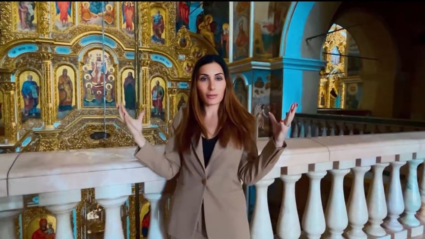 Лора Лумер в Києво-Печерській Лаврі
