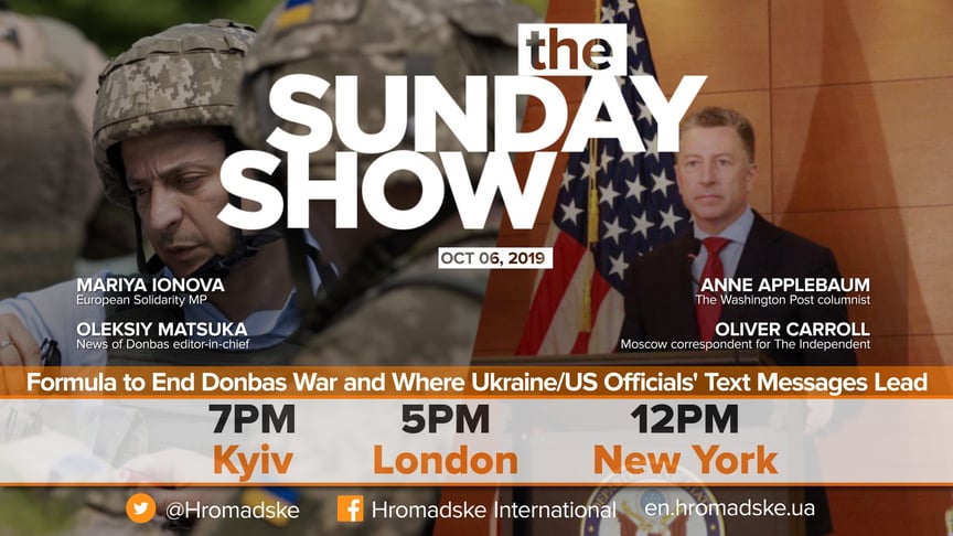 The Sunday Show: Formula to End Donbas War and Where Ukraine/US Officials' Text Messages Lead