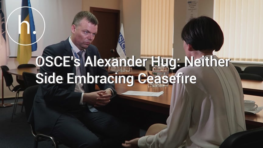 OSCE’s Alexander Hug: Neither Side Embracing Ceasefire