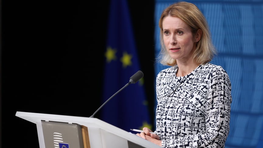 Висока представниця ЄС із закордонних справ та політики безпеки Кая Каллас