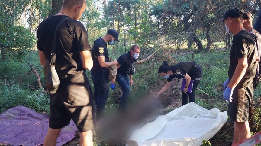 На Київщині знайшли тіло ще одного закатованого росіянами цивільного