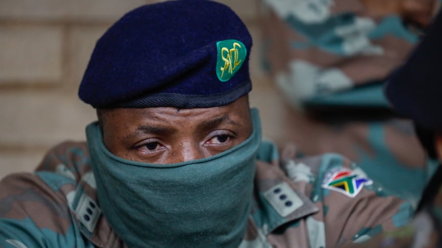 Ілюстративне фото. Південноафриканський військовий