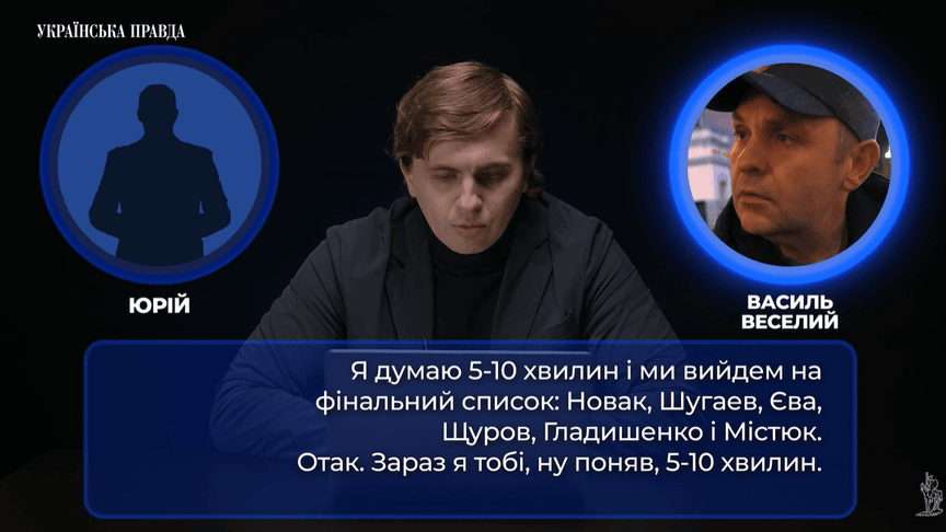 Журналіст-розслідувач Михайло Ткач зачитує записи прослуховування фігурантів справи «Мідас»