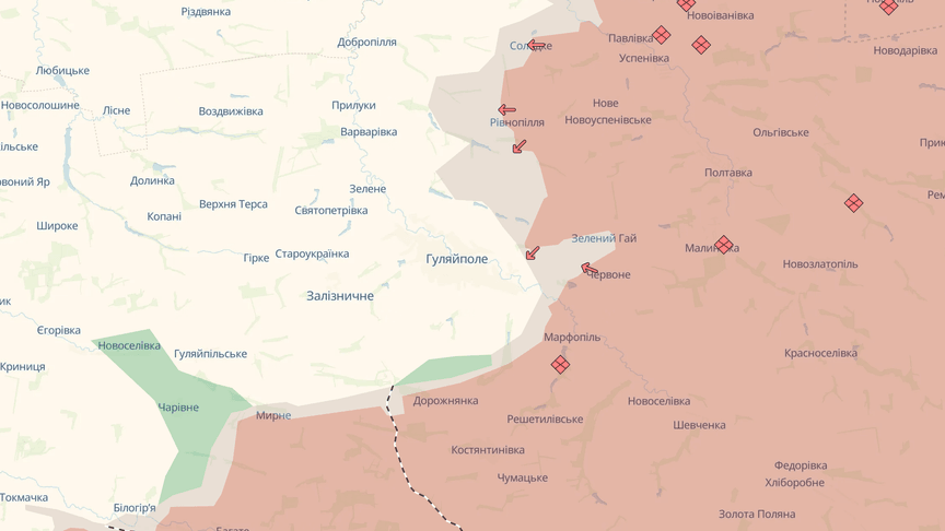 Ситуация на Гуляйпольском направлении по состоянию на 25 ноября 2025 года