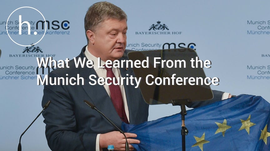 What We Learned From the Munich Security Conference