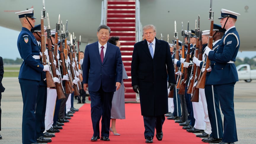 Лідер Китаю Сі Цзіньпін та президент США Дональд Трамп під час приїзду китайського глави до США, 23 вересня 2026 року Лідер Китаю Сі Цзіньпін та президент США Дональд Трамп під час приїзду китайського глави до США, 23 вересня 2026 року