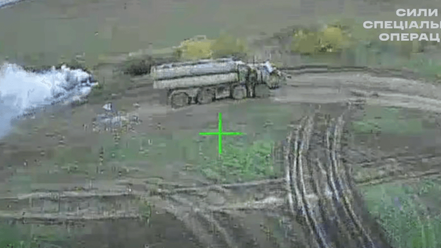 Сили спеціальних операцій знищили пускову установку зенітно-ракетного комплексу С-400 «Тріумф» у тимчасово окупованому Криму