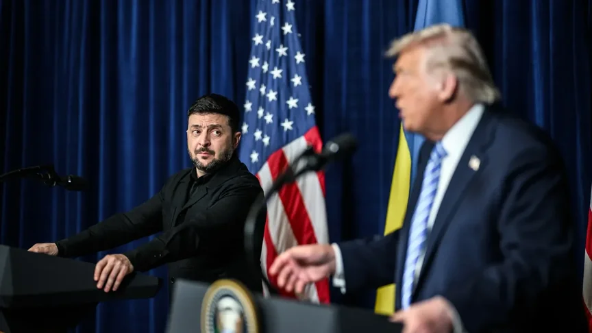 Президент України Володимир Зеленський та його американський колега Дональд Трамп