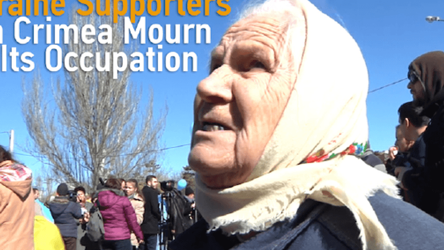 Ukraine Supporters In Crimea Mourn Its Occupation
