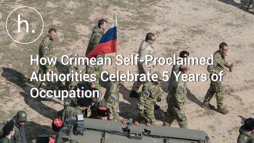 A Dystopian Reality: Crimea's Self-Proclaimed Authorities and Russian Bikers Celebrate 5 Years of Occupation