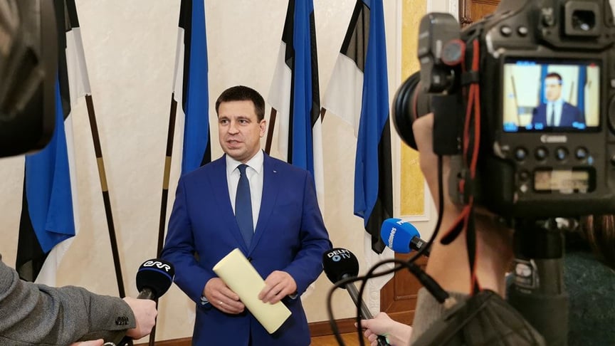 Прем'єр-міністр Естонії Юрі Ратас подав у відставку