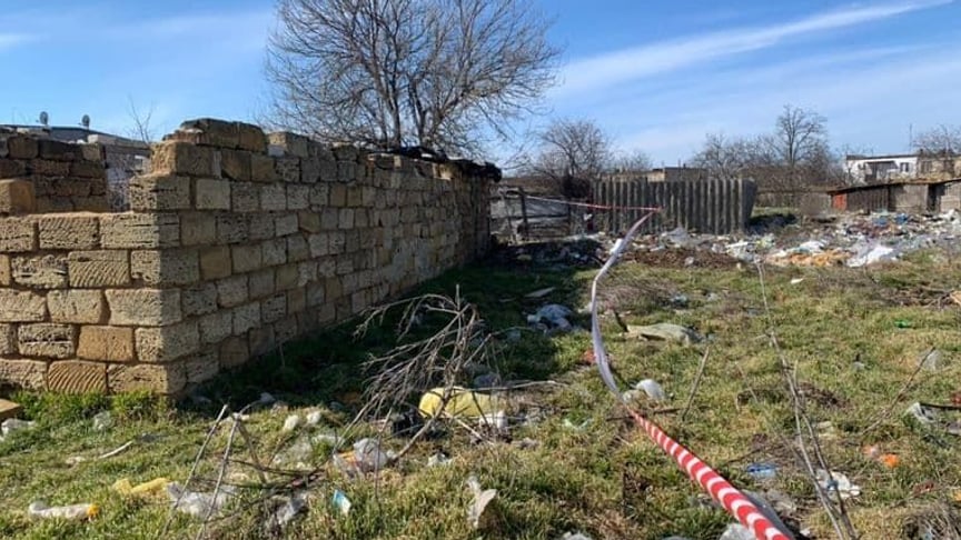 Місце, де знайшли тіло семирічної дівчини на Херсонщині