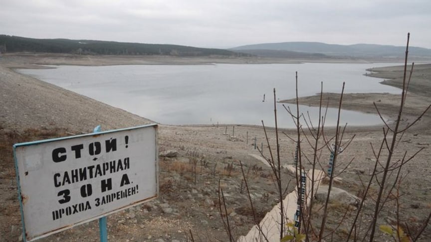 A Simferopol reservoir in Crimea, Ukraine. November 26, 2012.