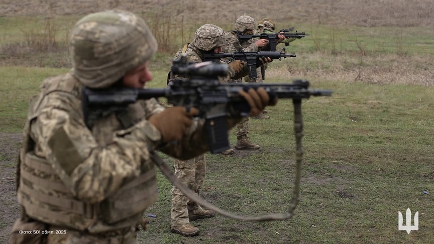 Ілюстративне фото. Морські піхотинці з 501 ОБМП вдосконалюють свої навички