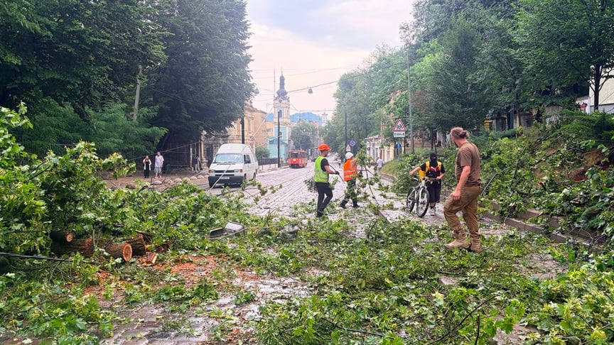Наслідки негоди у Львові, 29 червня 2026 року