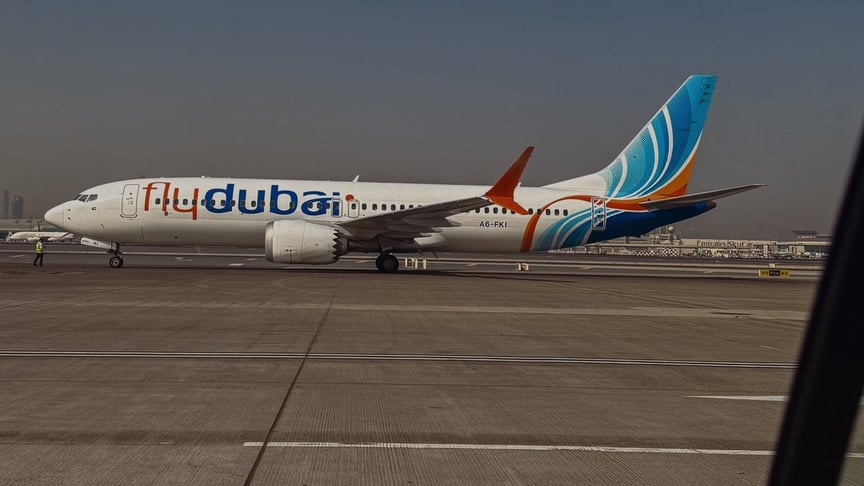 Ілюстративне фото. Літак flydubai