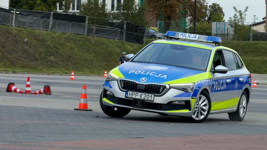 Ілюстративне фото. Авто польських поліціянтів