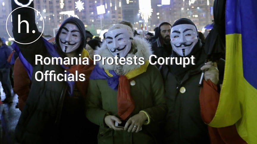 Romania Protests Corrupt Officials