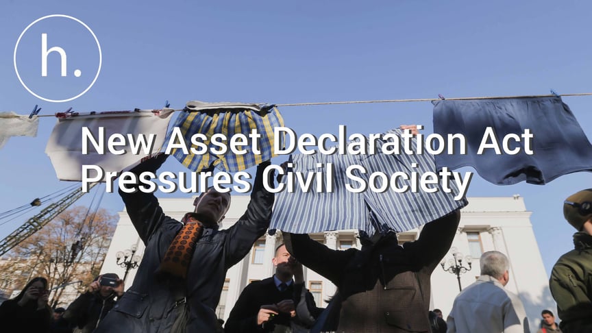 New Asset Declaration Act Pressures Civil Society