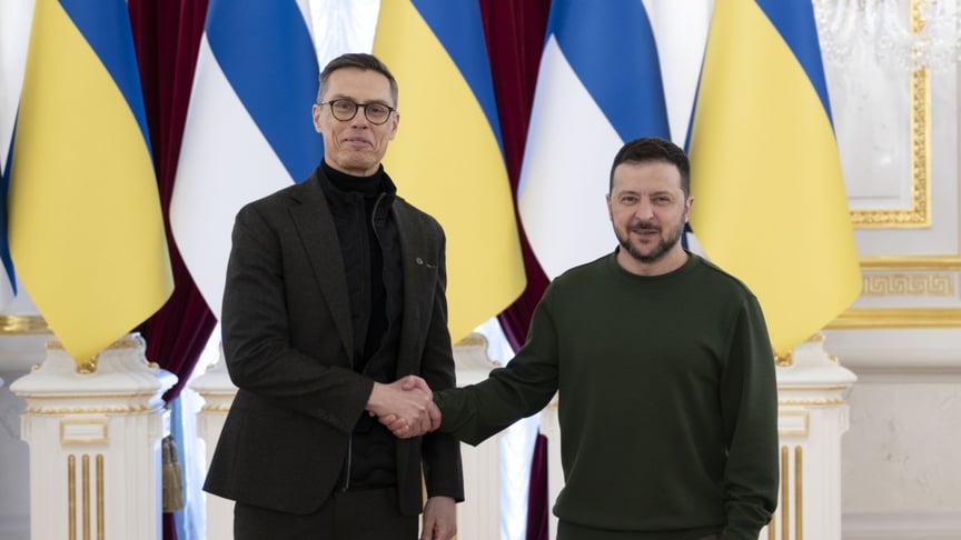Ілюстративне фото. Президент України Володимир Зеленський та президент Фінляндії Александр Стубб